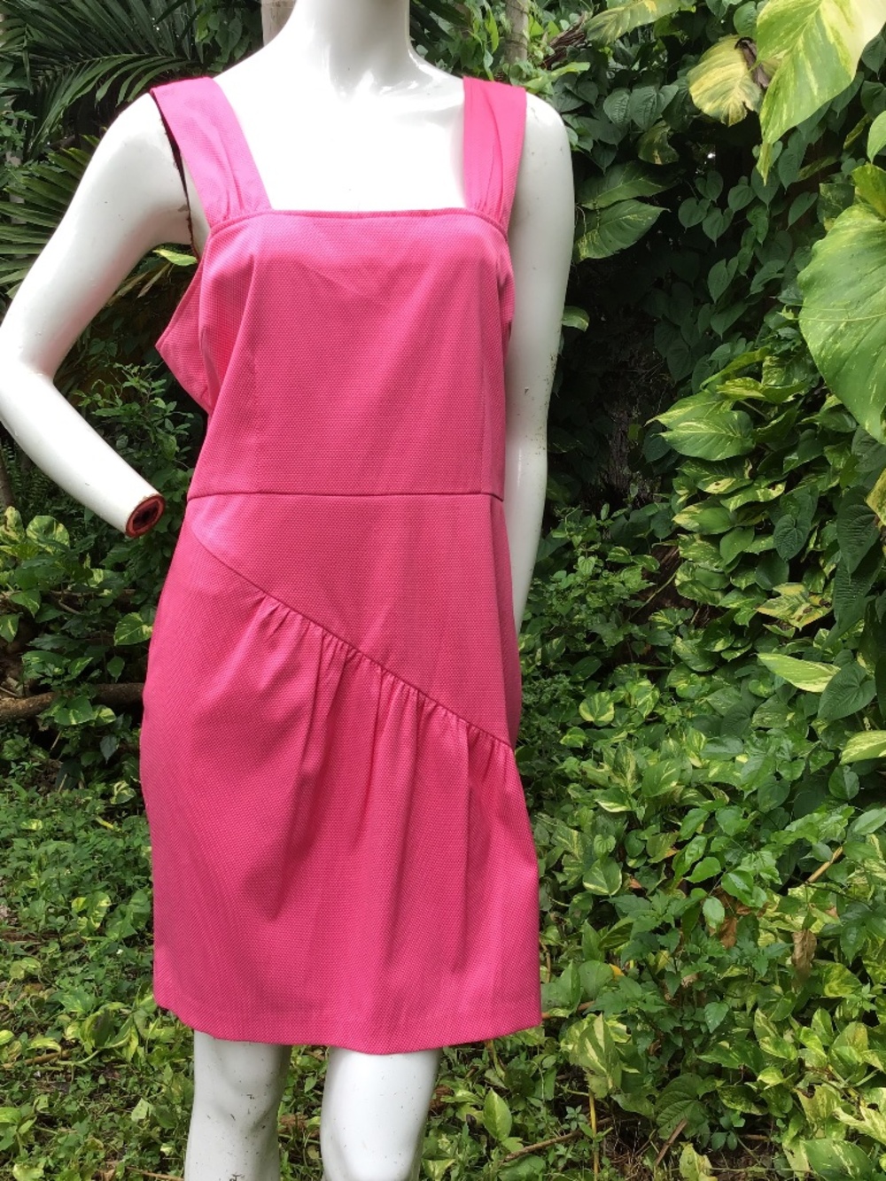 Vintage Designer Dress in hot pink